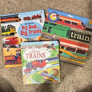 Usborne Train Adventure Book Set for Kids